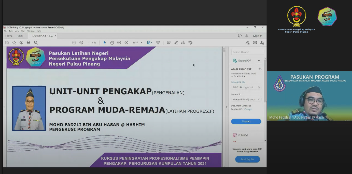 Modul 2: Program Muda Remaja (Latihan Progresif) & Unit-Unit Pengakap