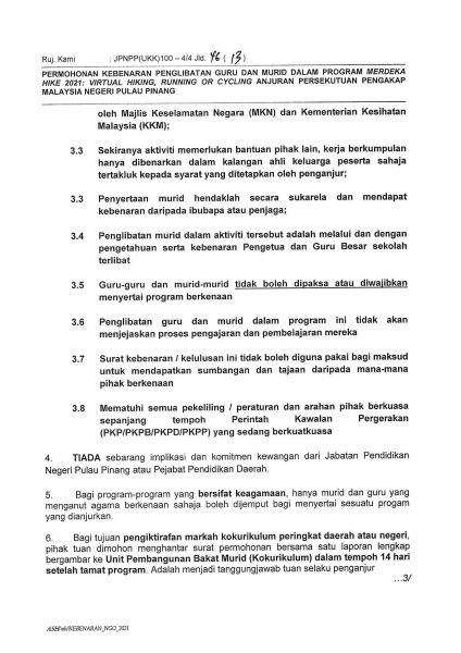 Surat Tiada Halangan KPM - Page 2