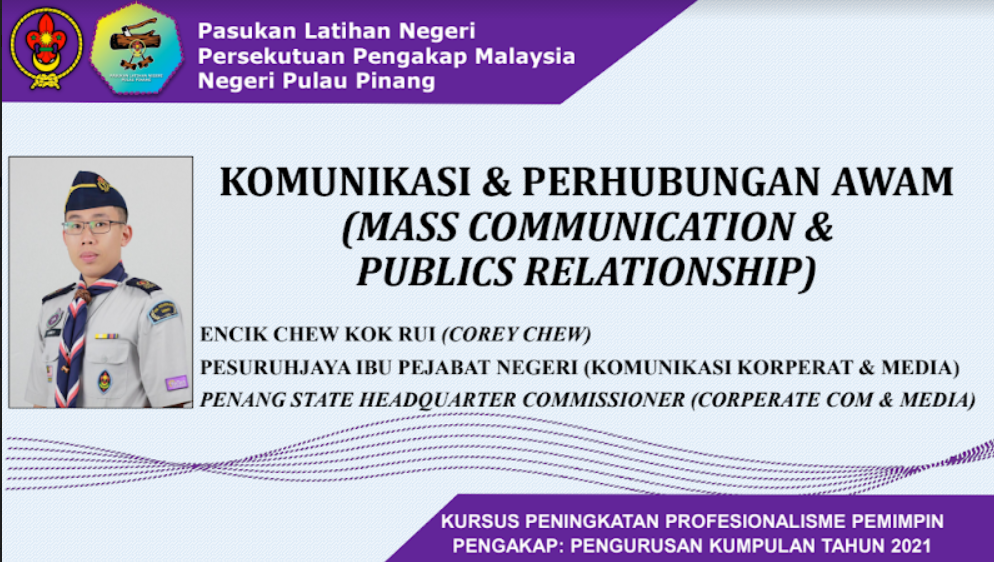 Modul 9: Komunikasi & Perhubungan Awam