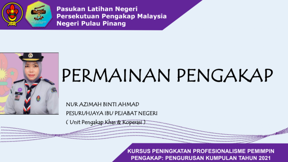 Modul 12: Permainan Pengakap